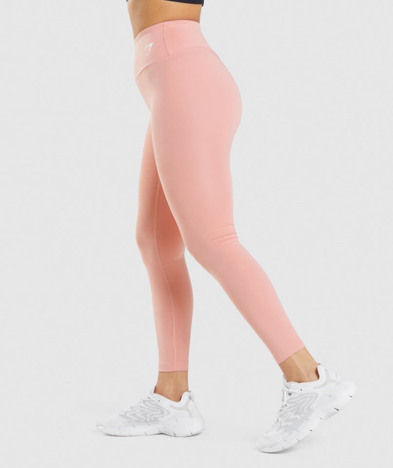 Women's Gymshark Training Leggings Pink | NZ 0CSGOT